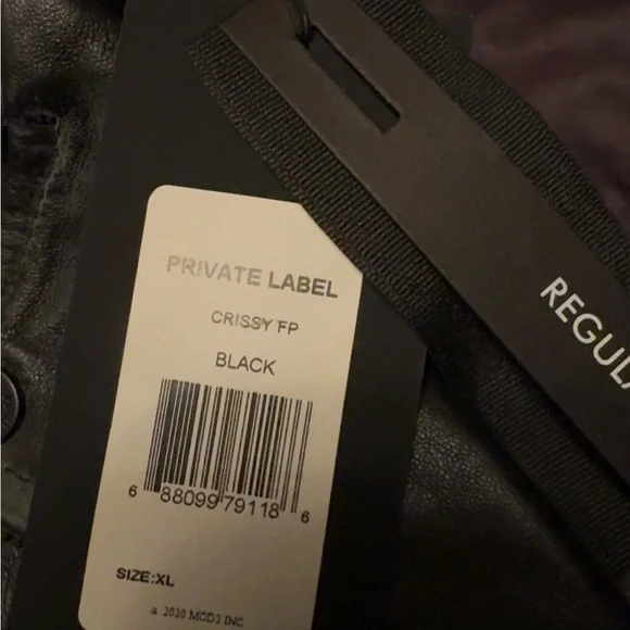 Free People Embroidered Black Leather Moto Jacket with Fringe - Floral Detail - Picture 8 of 13